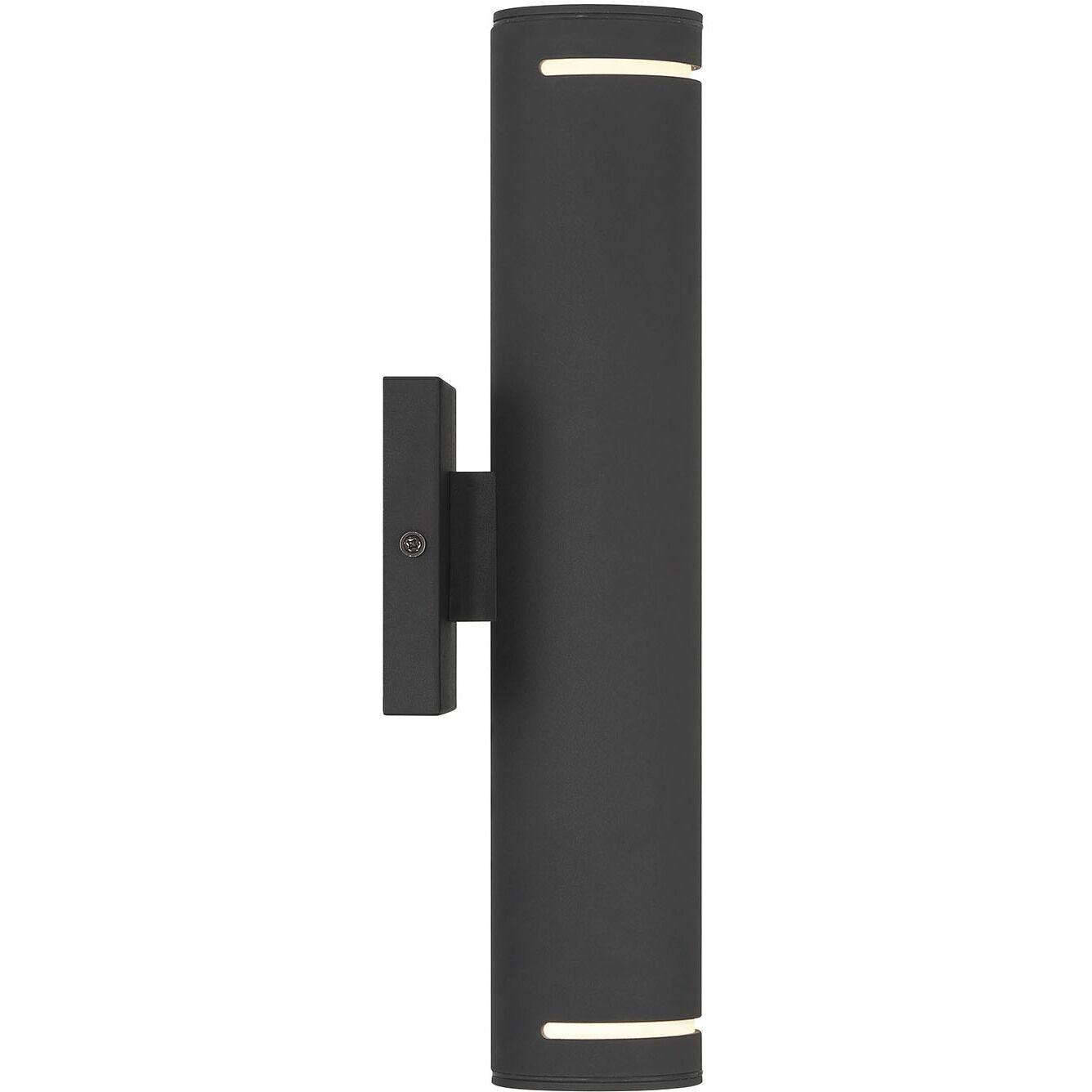 Supotto LED 14 inch Sand Coal Outdoor Wall Mount